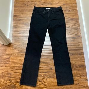 Levi’s Black Straight Leg Jeans
